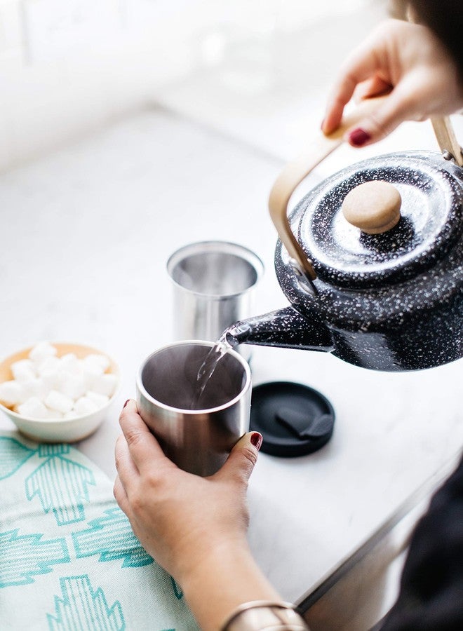 bobble PRESSE by Bobble French Coffee Press And Insulated Stainless Steel Travel Tumbler for On-The-Go Brewing - 13 oz (Black) - Image 3